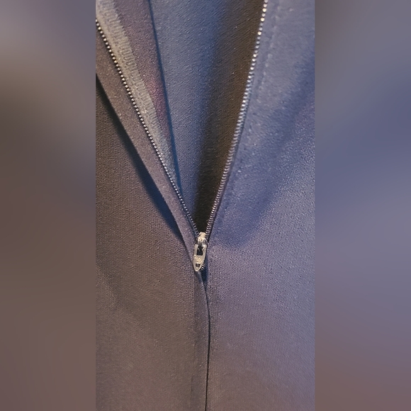 Collections vintage deadstock 8 black long cocktail dress - Picture 6 of 9